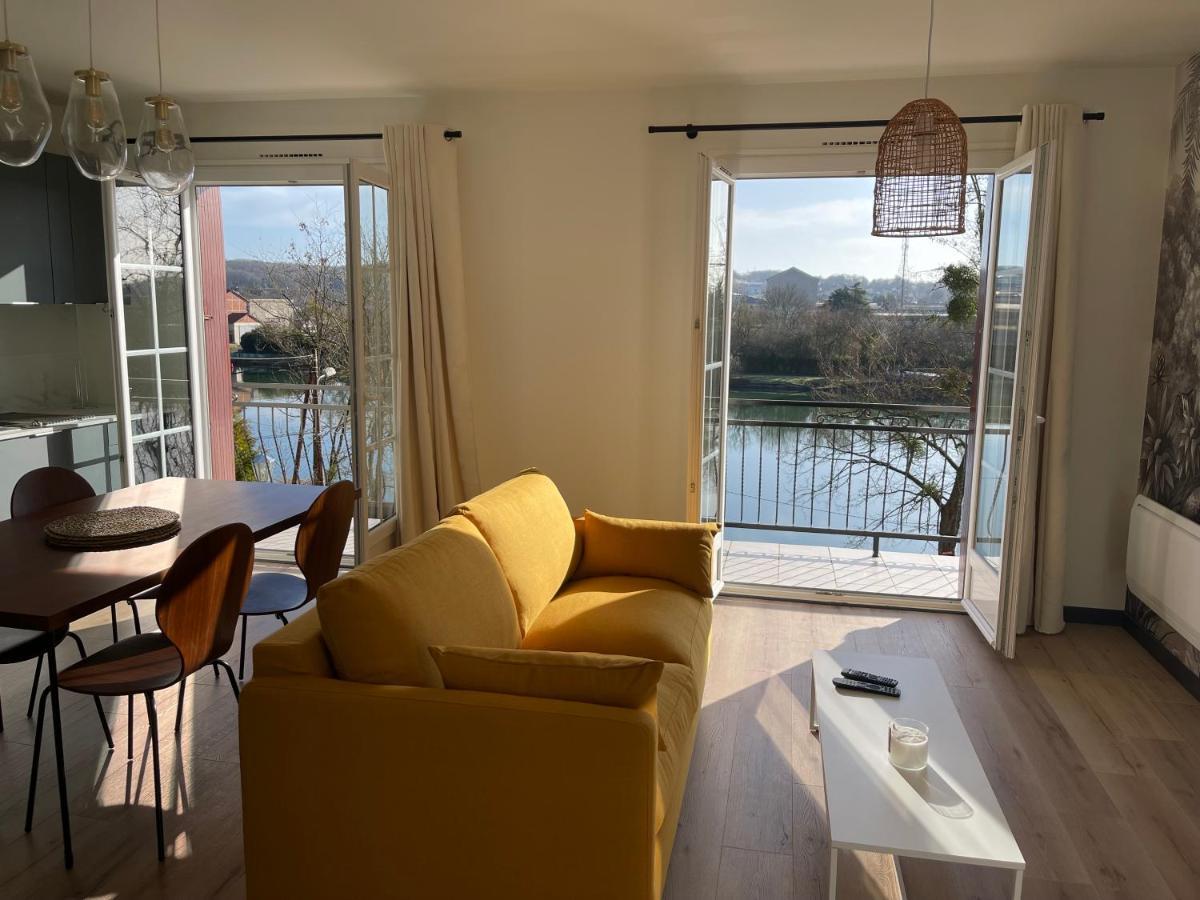 Ambiance Seine, Appartement Lumineux En Bordure De Seine - Chouette Thomery Exterior foto